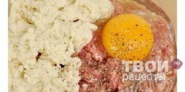 зразы с грибами, луком и яйцом