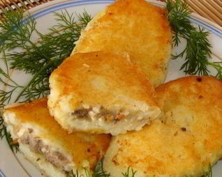 Зразы с печенью