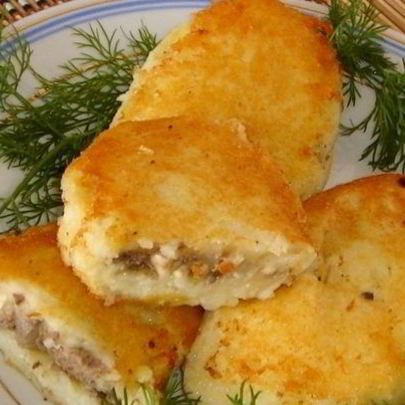 Зразы с печенью