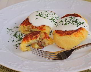 Зразы с шампиньонами