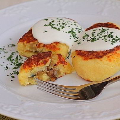 Зразы с шампиньонами