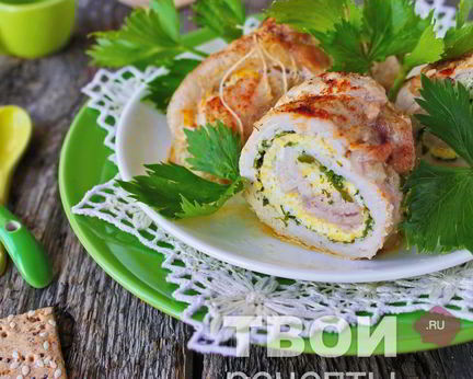 Зразы с яйцом