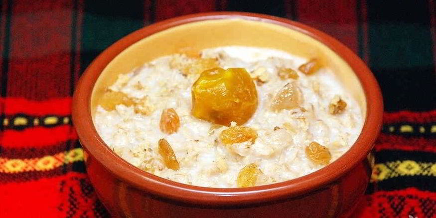 Рецепт геркулесовой каши с грецкими орехами