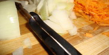 гороховая каша с мускатным орехом и соевым соусом