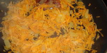 гороховая каша с мускатным орехом и соевым соусом