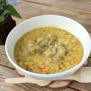Рецепт Гороховой каши с мясом в мультиварке