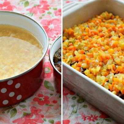 Гороховая каша в духовке