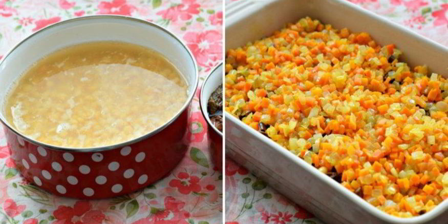 Рецепт гороховой каши в духовке