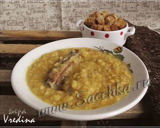 Гороховая каша в мультиварке