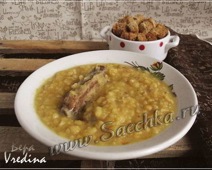 Гороховая каша в мультиварке