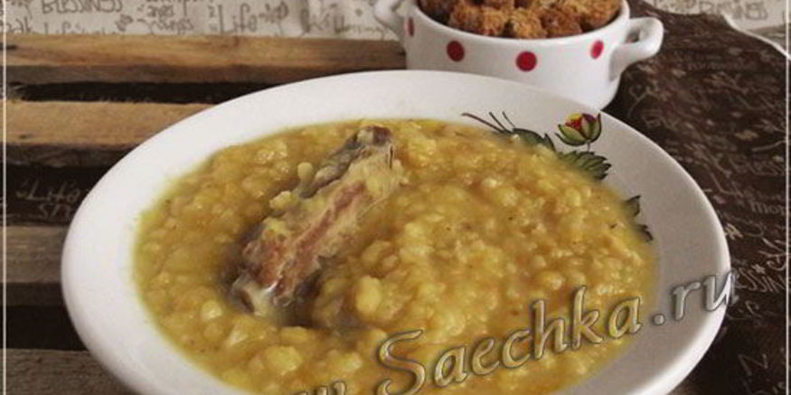 Рецепт гороховой каши в мультиварке