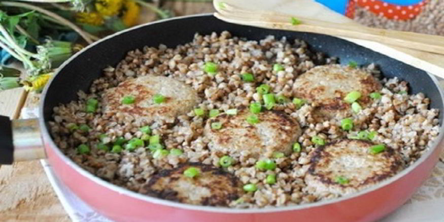 Рецепт гречки на сковороде