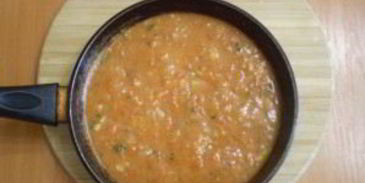 гречка под соусом