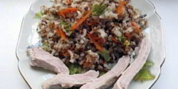 гречка с брокколи