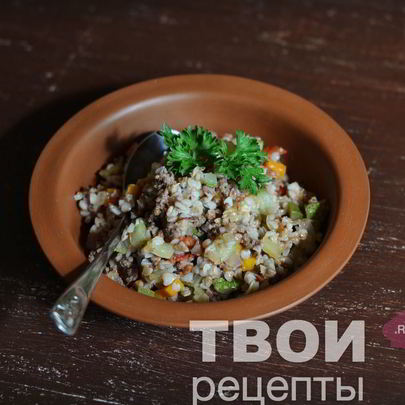 Гречка с фаршем