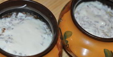 гречка с грибами в горшочке