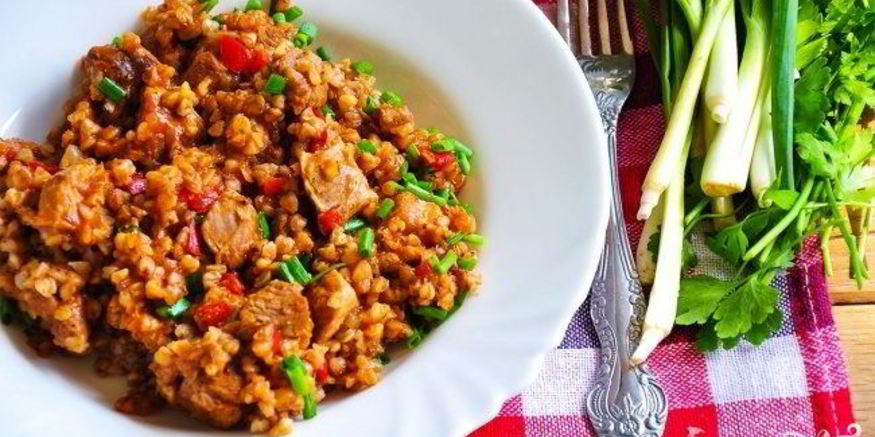 Рецепт гречки с индейкой