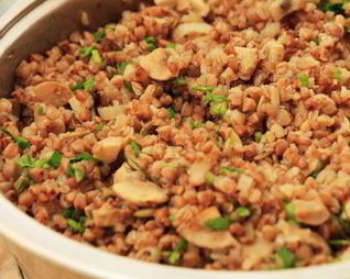 Гречка с курицей и грибами