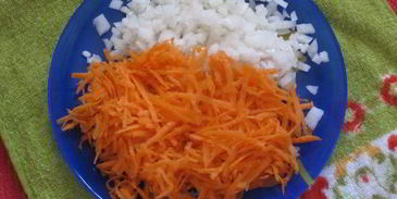 гречка с курицей и капустой