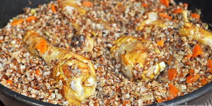 Рецепт гречки с курицей