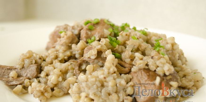 Рецепт гречки с тушеной свининой