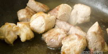 гречка с тушеной свининой