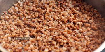 гречневая каша с белыми грибами