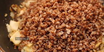 гречневая каша с белыми грибами