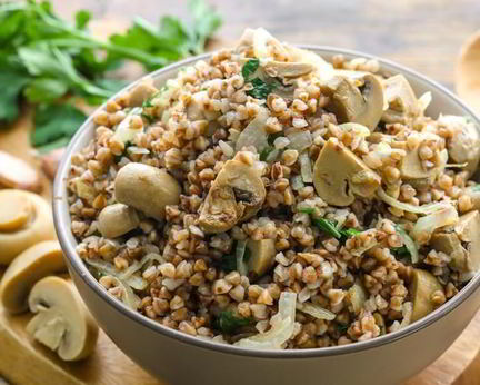 Гречневая каша с грибами