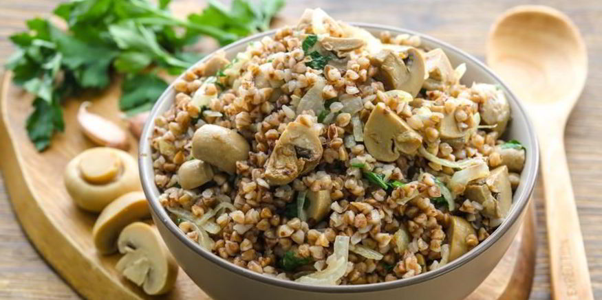 Рецепт гречневой каши с грибами