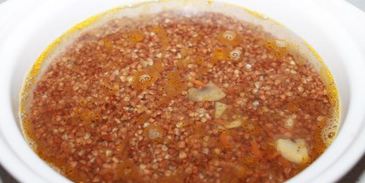 гречневая каша с мясом и грибами в духовке