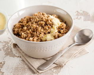 Каша гречневая пуховая со сливочным соусом