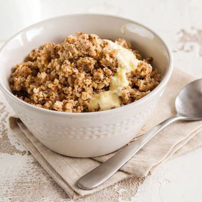 Каша гречневая пуховая со сливочным соусом