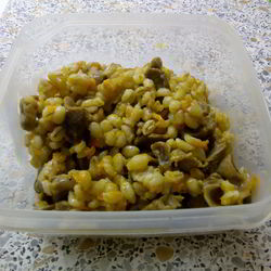 Каши с курицей