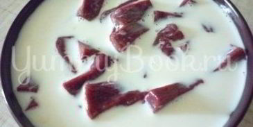 печень с морковью и зеленью и гречка на гарнир