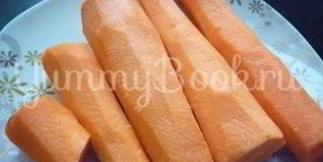 печень с морковью и зеленью и гречка на гарнир