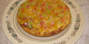 гурьевская каша с изюмом орехами и цукатами