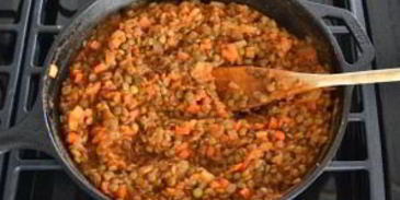 каша чечевица