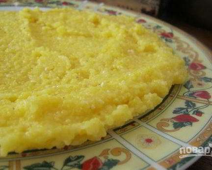 Каша из кукурузной крупы на воде