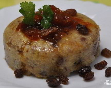 Каша с сухофруктами в мультиварке