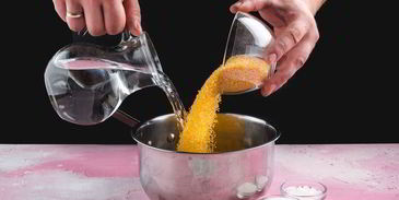 кукурузная каша на молоке