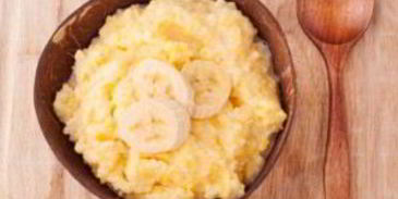 кукурузная каша с бананом