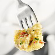 Рецепт Кукурузной каши с грибами и шафраном