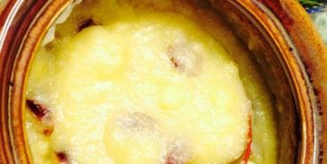 кукурузная каша с клюквой