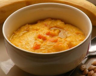 Кукурузная каша с тыквой