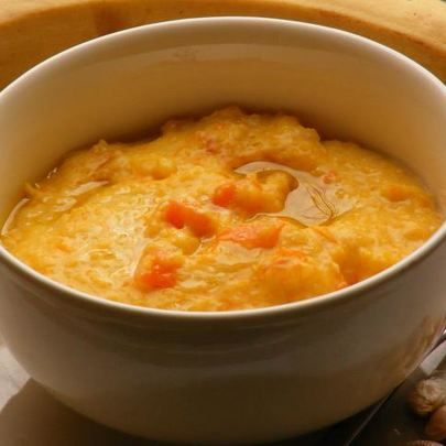 Кукурузная каша с тыквой