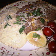 Рецепт Митлофа по-мексикански и полента с сыром Горгонзола