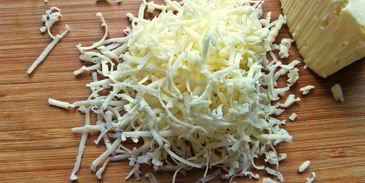 полента с беконом и овощами