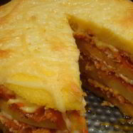 Рецепт Поленты с фаршем и сыром