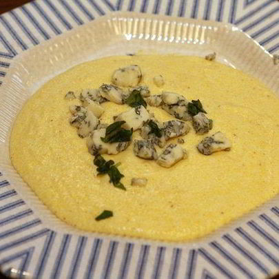 Полента с горгонзолой